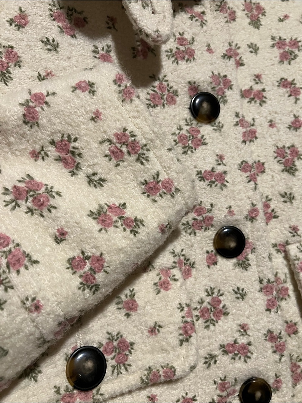 Sézane Leo Coat - Little Roses - Size UK34/US2 NWT - Picture 7 of 8